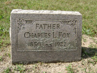 Charles L. Fox Tombstone