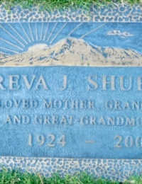 Reva Eugene Fox Shuping headstone